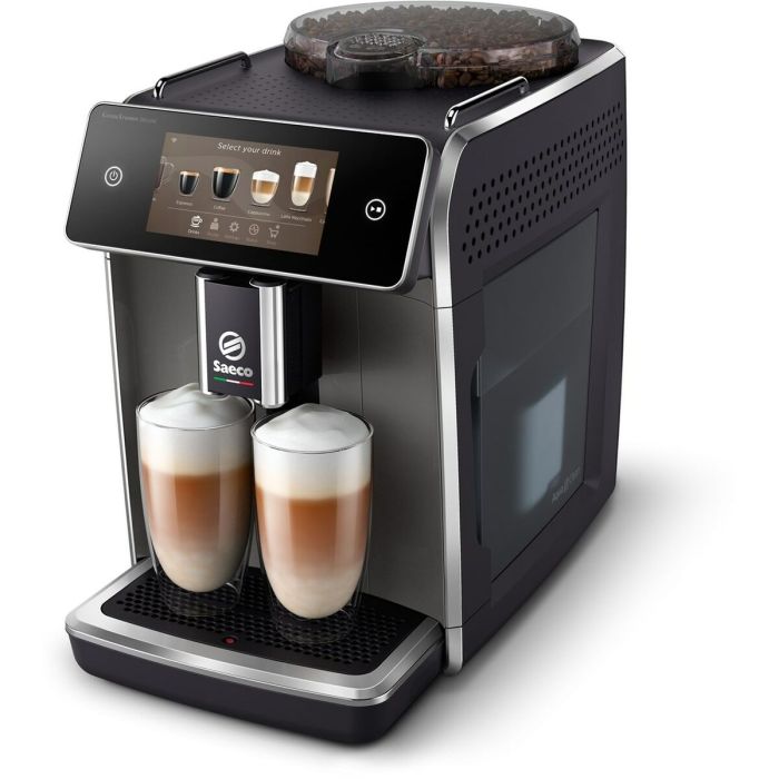 Cafetera Superautomática Saeco SM6682/10 Gris 1500 W 15 bar 300 g 1,8 L 3 Cafetera Superautomática Saeco SM6682/10 Gris 1500 W 15 bar 300 g 1,8 L 3