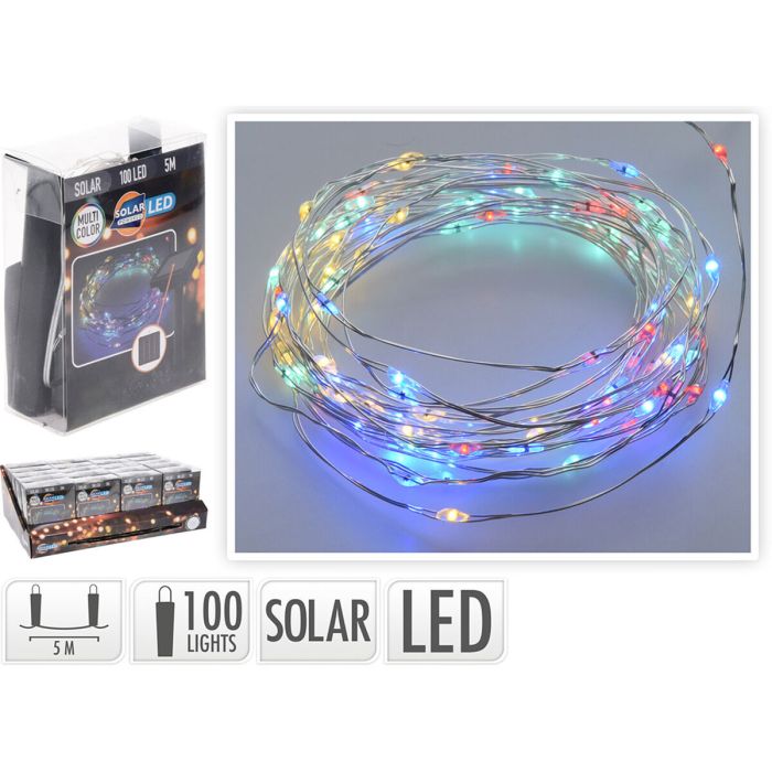 Guirnalda de Luces LED Lifetime 7 m 2 m Multicolor Solar 1