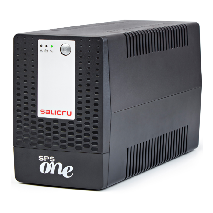 Salicru SPS 2000 ONE BL SAI Línea Interactiva 2 kVA / 1200 W Torre Negro con 4 Salidas AC USB