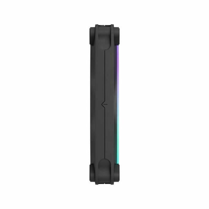 Fractal Design FRA7340172708933 Ventilador PC Momentum 14 RGB, Pack 3, FDB, Anillo de Luz ARGB Gen 2, Control PWM 2