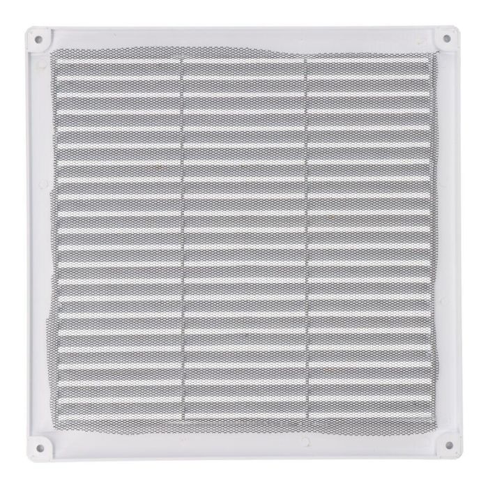 Rejilla de ventilación EDM 87706 Blanco 25 x 25 x 0,7 cm Mosquitera 1