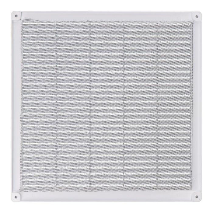 Rejilla de ventilación EDM 87708 Blanco 30 x 30 x 0,7 cm Mosquitera 1