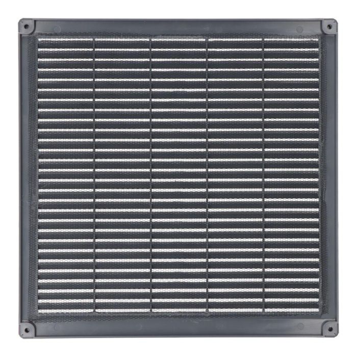 Rejilla de ventilación EDM 87709 Gris 30 x 30 x 0,7 cm Mosquitera 1