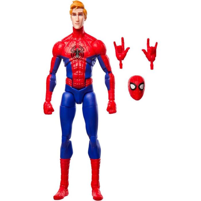 Hasbro Marvel Legends Series Spider-Man Figura de Acción de Peter Parker de Spider-Man: Un nuevo universo 1
