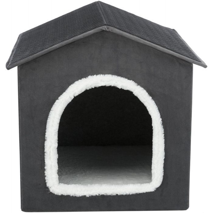 Trixie 4057589379122 Refugio para mascotas Livia 50 x 50 x 54 cm Gris oscuro / Blanco 7