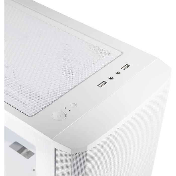 Caja PC - BITFENIX - Nova Mesh SE M-ATX ARGB (Blanco) - Mini torre - Micro-ATX - 3 ventiladores ARGB 4 Caja PC - BITFENIX - Nova Mesh SE M-ATX ARGB (Blanco) - Mini torre - Micro-ATX - 3 ventiladores ARGB 4