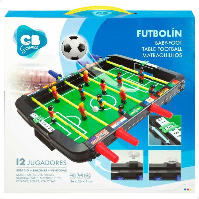 Futbolín Colorbaby 36 x 5 x 26 cm (6 Unidades) 1