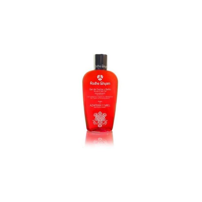 RADHE SHYAM Gel de Baño Equilibrante con Azafrán y Miel 250ml