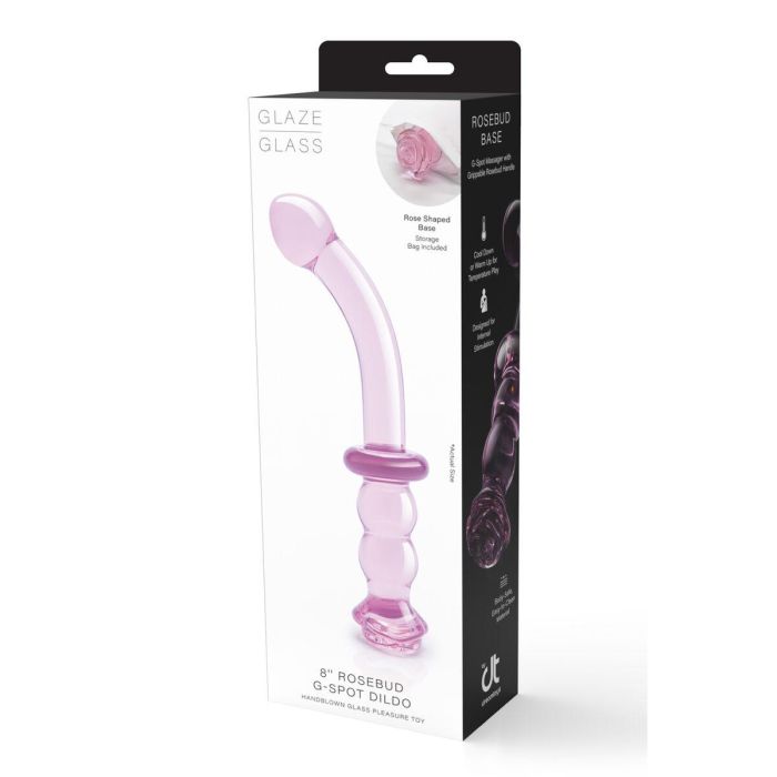 Dildo Dream Toys Glaze Glass G-spot Rosa 1 Dildo Dream Toys Glaze Glass G-spot Rosa 1