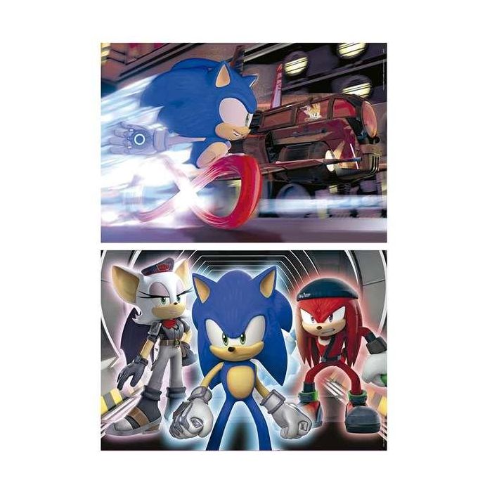 Puzzle 2x100 piezas sonic neon 4 Puzzle 2x100 piezas sonic neon 4