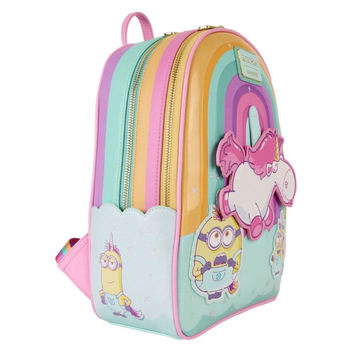 Mochila Fluffy Unicorn Minions Loungefly 30cm 3 Mochila Fluffy Unicorn Minions Loungefly 30cm 3