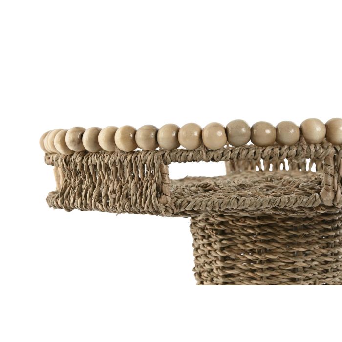 Centro Mesa Boho DKD Home Decor Natural 33 x 18.5 x 33 cm (4 Unidades) 2