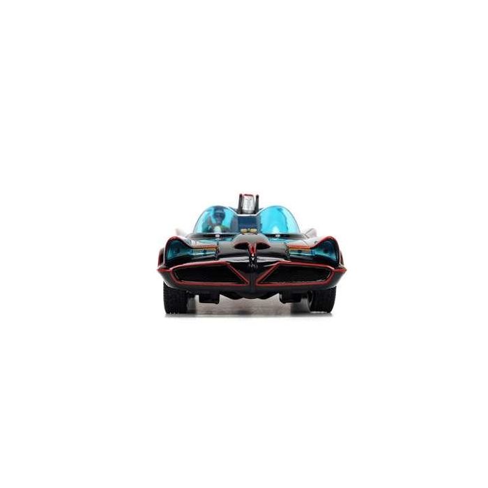 Coche metal batmóvil 1966 classic con 4 figuras de metal escala 1:24 19 cm 12