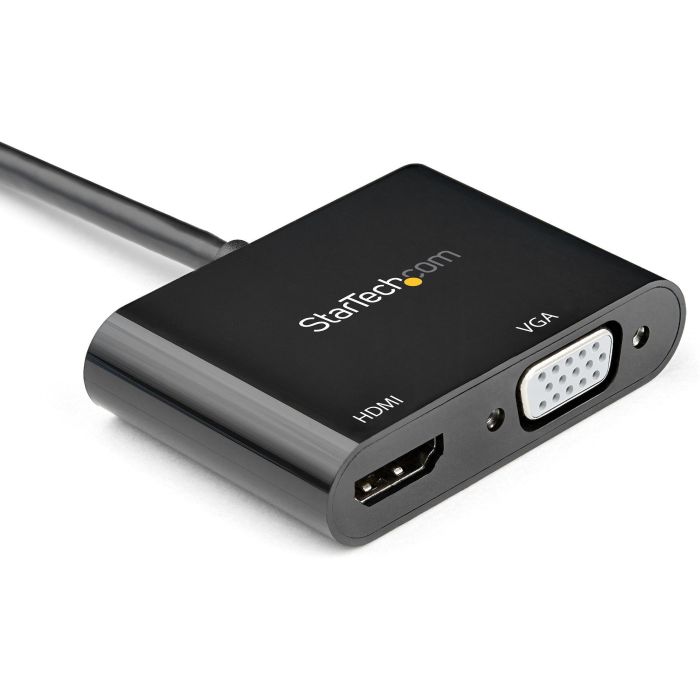 Adaptador Display Port a HDMI/VGA Startech DP2VGAHD20 4K Ultra HD Negro 1