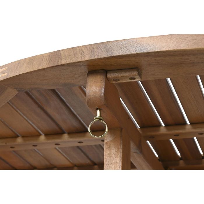 Mesa Redonda Comedor Terraza Y Jardin DKD Home Decor Marron 110 x 74 x 110 cm 3 Mesa Redonda Comedor Terraza Y Jardin DKD Home Decor Marron 110 x 74 x 110 cm 3
