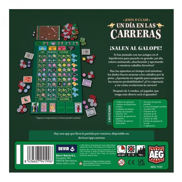 Juego Mesa Devir Un Día En 2 Juego Mesa Devir Un Día En 2