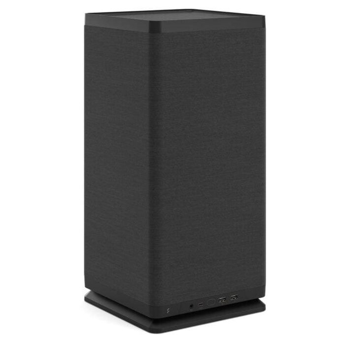 Fractal Design FRA7340172703938 - Caja PC Compacta Mood Black m-ITX con ventilador de 180mm y puerto USB 3.1 Tipo C 5