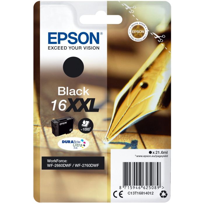 EPSON Cartucho Negro 16XXL Workforce 2660DWF