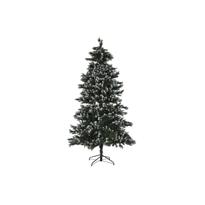 Árbol de Navidad Home ESPRIT Verde Metal Polietileno Nevado 140 x 140 x 240 cm 4