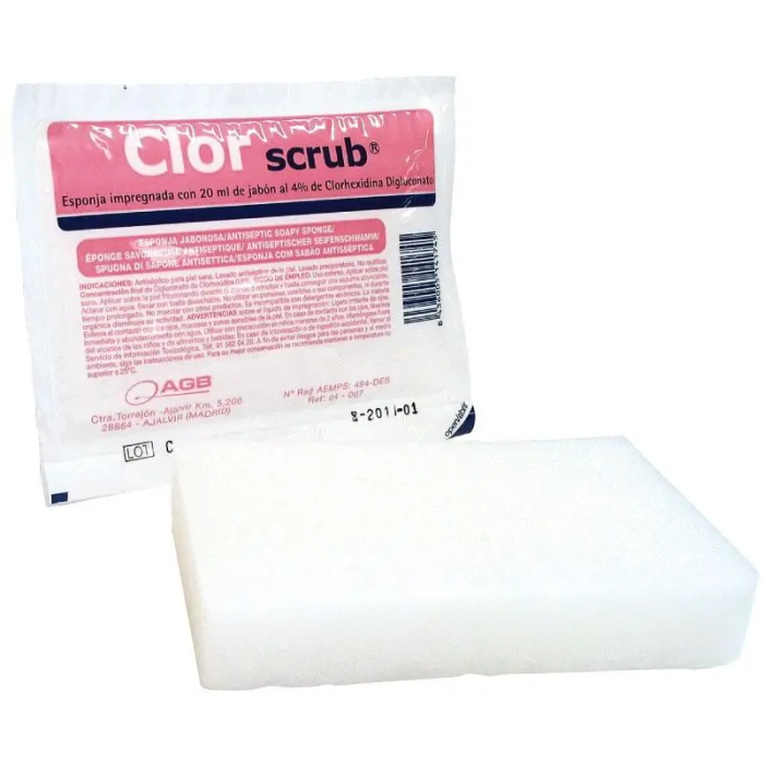 Esponja Antiseptica Clor Scrub Agb