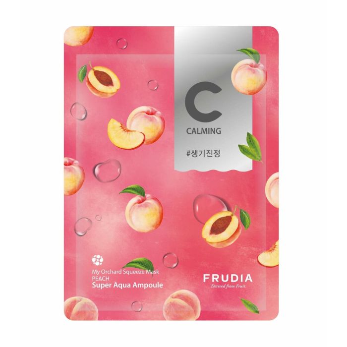 Frudia MY ORCHARD Squeeze Mask Facial de Melocotón 20 ml - Mascarilla Hidratante Iluminadora para Mujer Piel Apagada