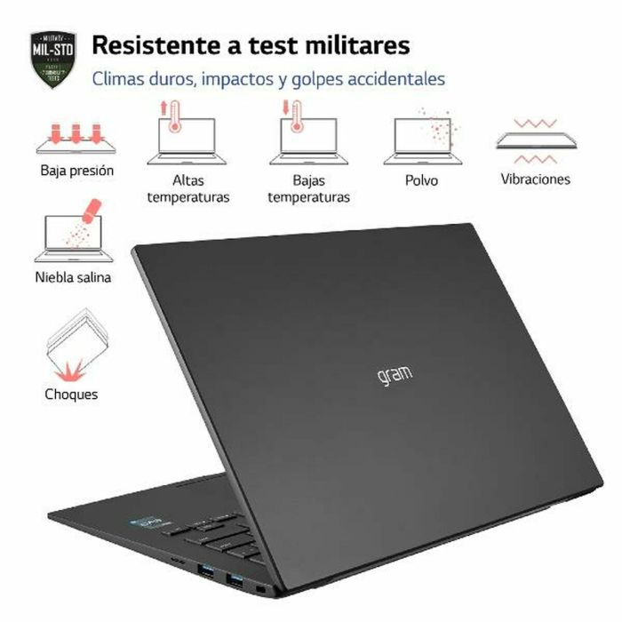 Notebook LG 14Z90R 1 TB SSD 32 GB RAM Intel Core i7-1360P Qwerty Español AZERTY 5