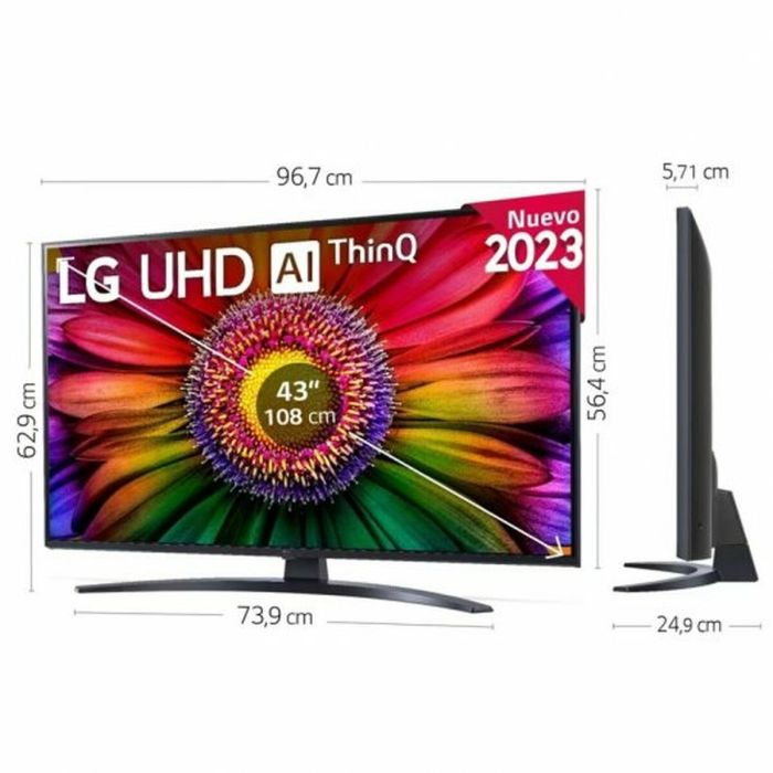 Smart TV LG 43UR81006LJ.AEU 43" 4K Ultra HD LED 3 Smart TV LG 43UR81006LJ.AEU 43" 4K Ultra HD LED 3