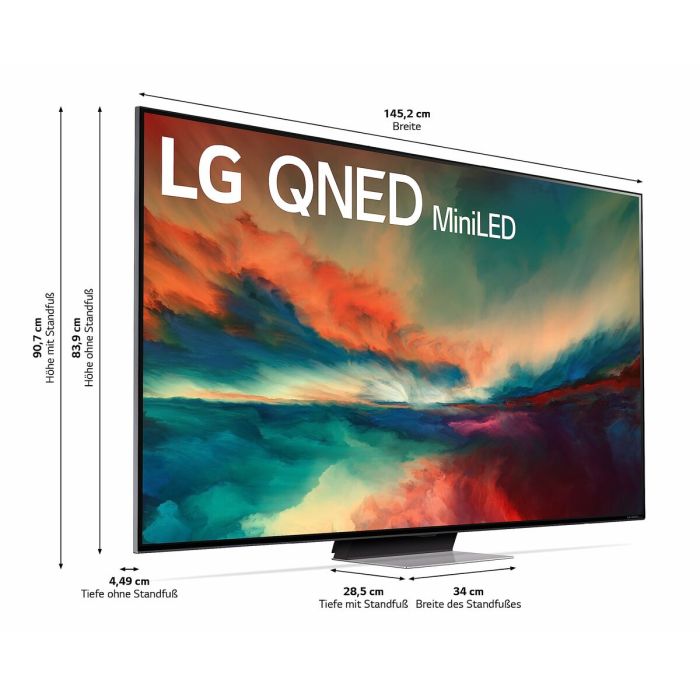 Smart TV LG 65QNED866RE 65" 4K Ultra HD HDR AMD FreeSync QNED 2 Smart TV LG 65QNED866RE 65" 4K Ultra HD HDR AMD FreeSync QNED 2