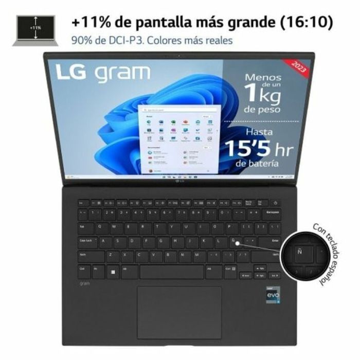 Laptop LG Gram 14Z90R-G.AD75B 14" Intel Core i7-1360P 32 GB RAM 512 GB SSD 1