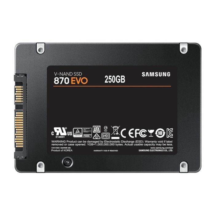 Disco Duro Samsung 870 EVO 2,5" 250 GB SSD SATA3 Negro 1