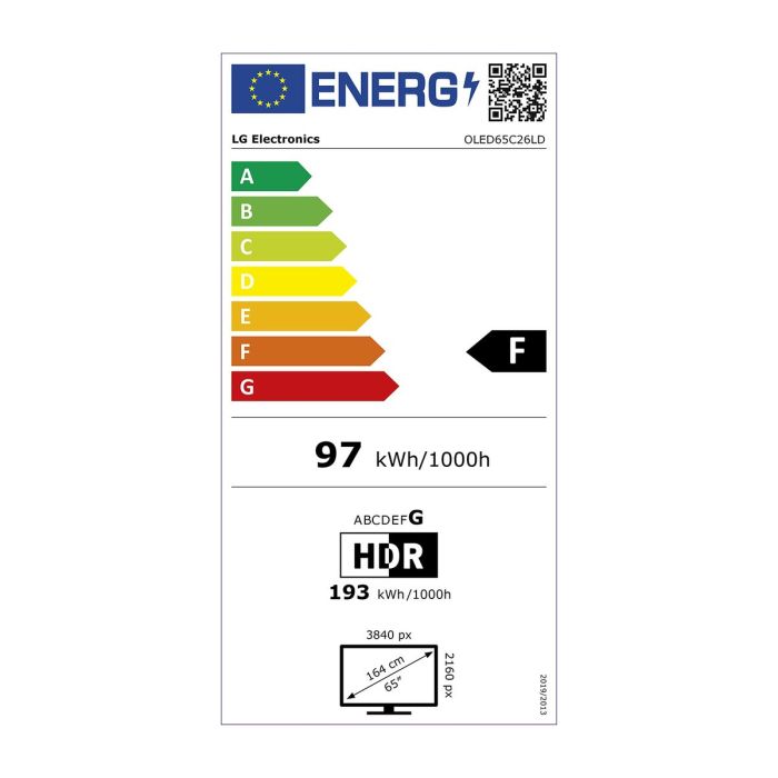 Smart TV LG OLED65C26LD.AEK 65" 4K Ultra HD OLED 1 Smart TV LG OLED65C26LD.AEK 65" 4K Ultra HD OLED 1