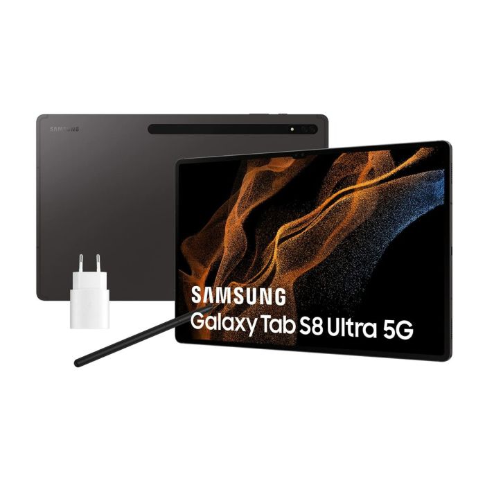 Tablet Samsung Galaxy Tab S8 Ultra 5G 8 GB RAM 14,6" 128 GB Negro 14.6" Tablet Samsung Galaxy Tab S8 Ultra 5G 8 GB RAM 14,6" 128 GB Negro 14.6"