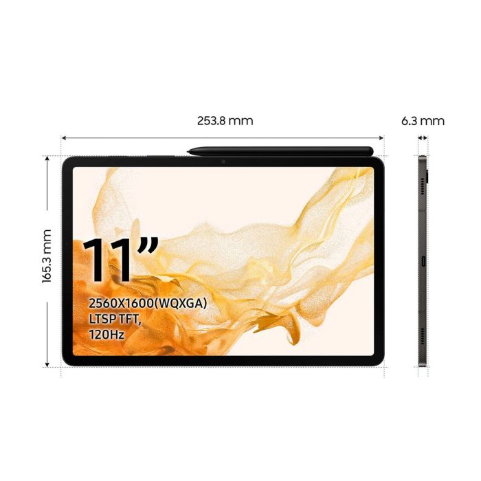 Tablet Samsung Galaxy Tab S8+ Negro 11" 1