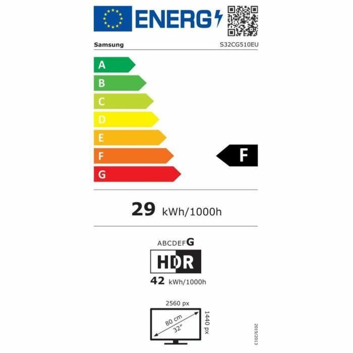 Monitor Samsung LS32CG510EUXEN Quad HD 32" 165 Hz 3