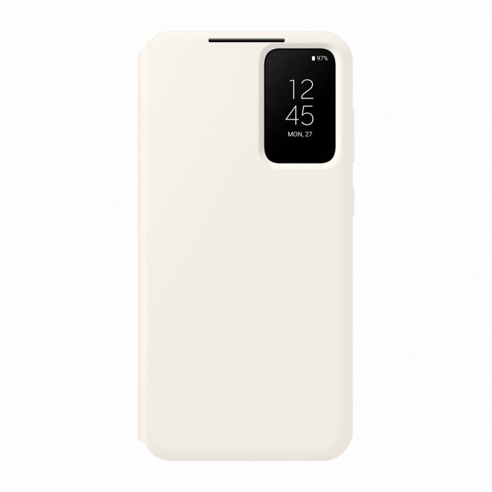 Samsung Smart View Wallet Case para Galaxy S23 Plus Cream
