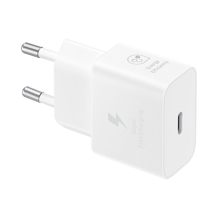 Cargador de red SAMSUNG FAST 25W USB C sin cable blanco