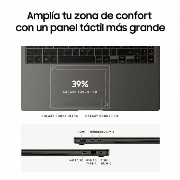 Notebook Samsung Galaxy Book3 Ultra Intel Core i9-13900H 32 GB RAM 5