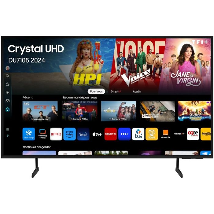 Televisor Samsung Crystal UHD TU43DU7105 43"/ Ultra HD 4K/ Smart TV/ WiFi