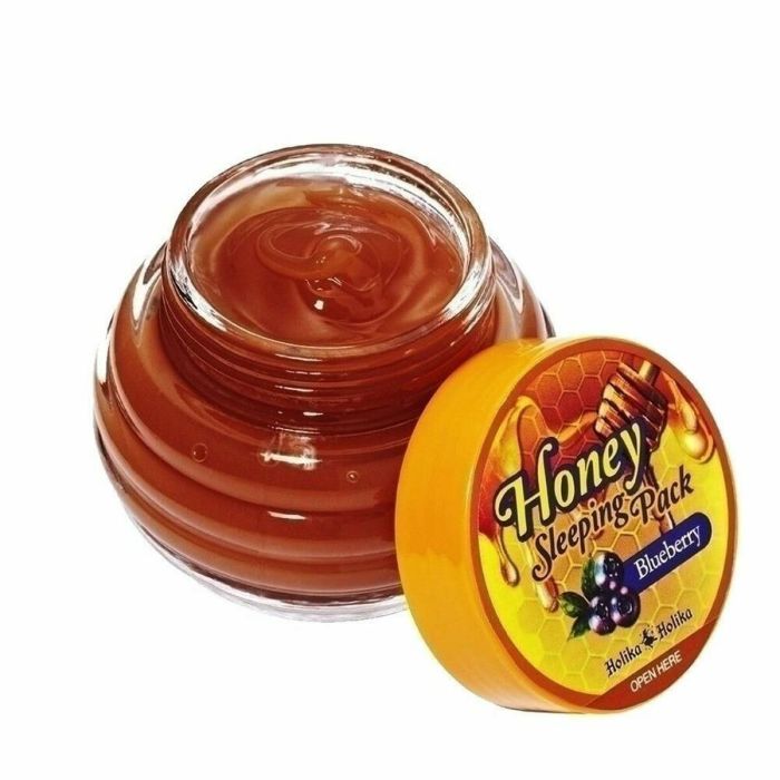 Mascarilla Hidratante de Noche Holika Holika Honey Sleeping Pack Arándano (90 ml)