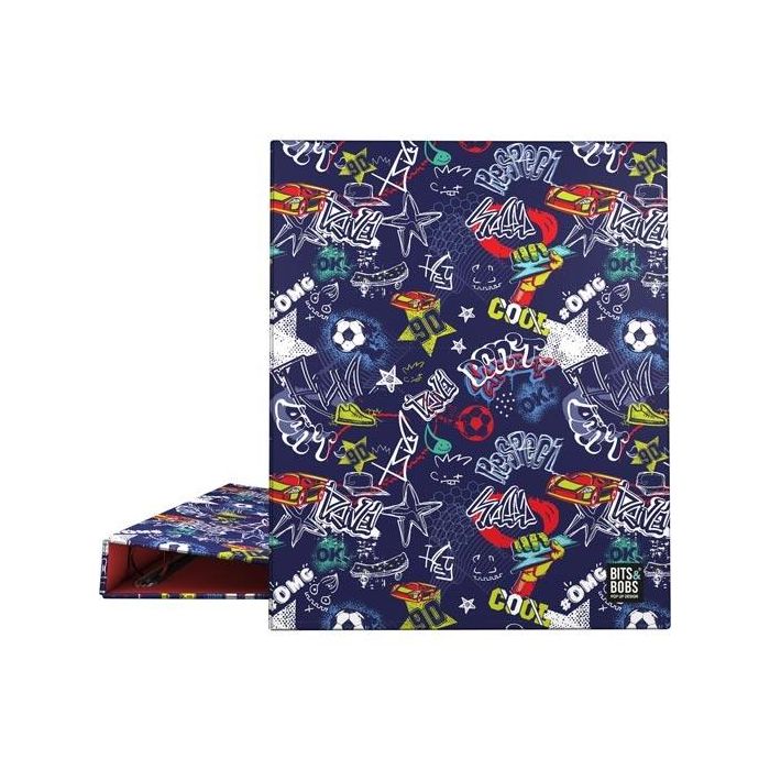 Grafoplás carpeta anillas 4d25mm din-a4 sr3.forrado star