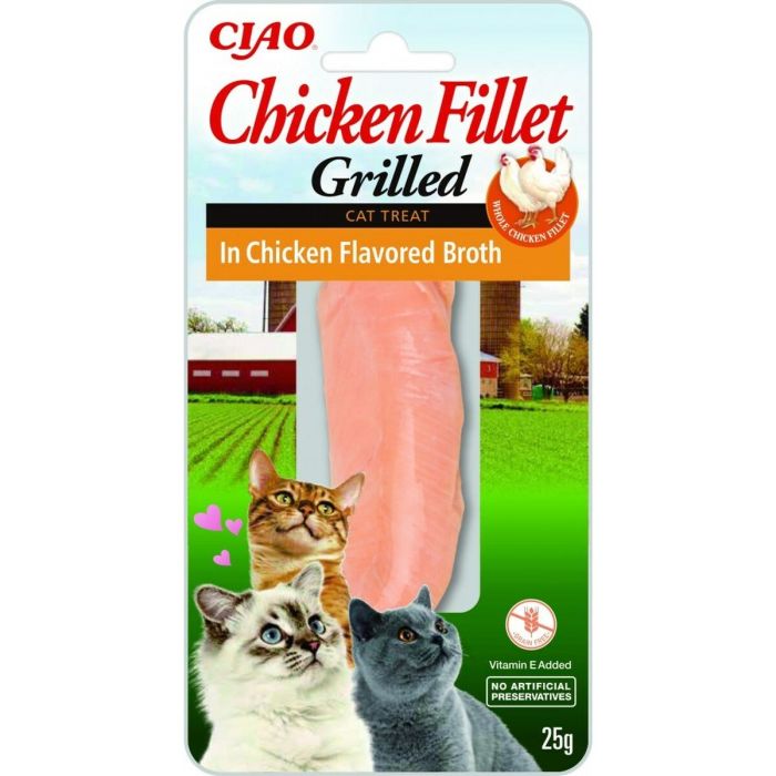 Churu Cat Filete De Pollo En Caldo De Pollo 1 Bolsa De 25G S Churu Cat Filete De Pollo En Caldo De Pollo 1 Bolsa De 25G S