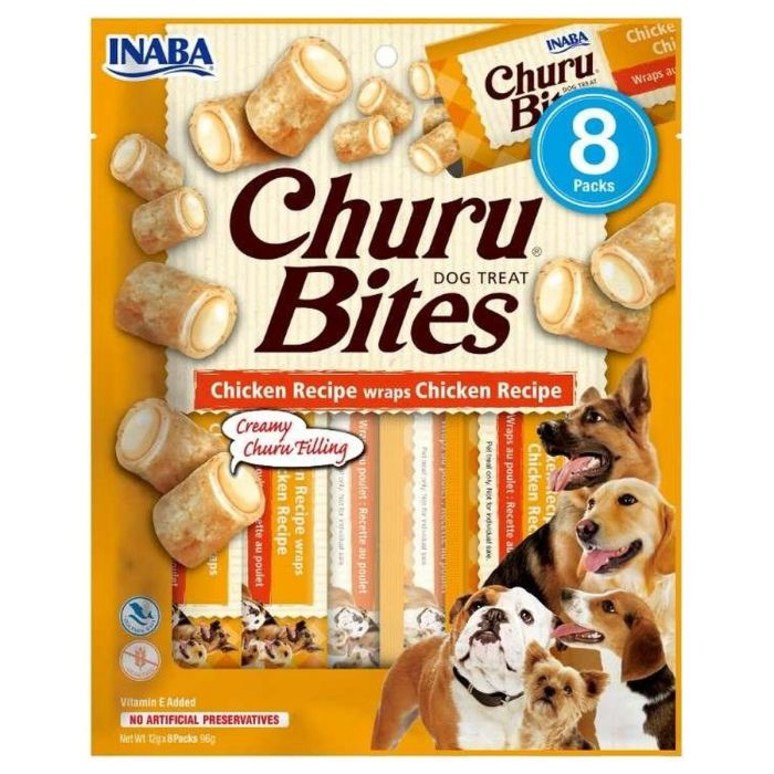 Snack para Perros Inaba Churu Bites Pollo 8 x 12 g Snack para Perros Inaba Churu Bites Pollo 8 x 12 g