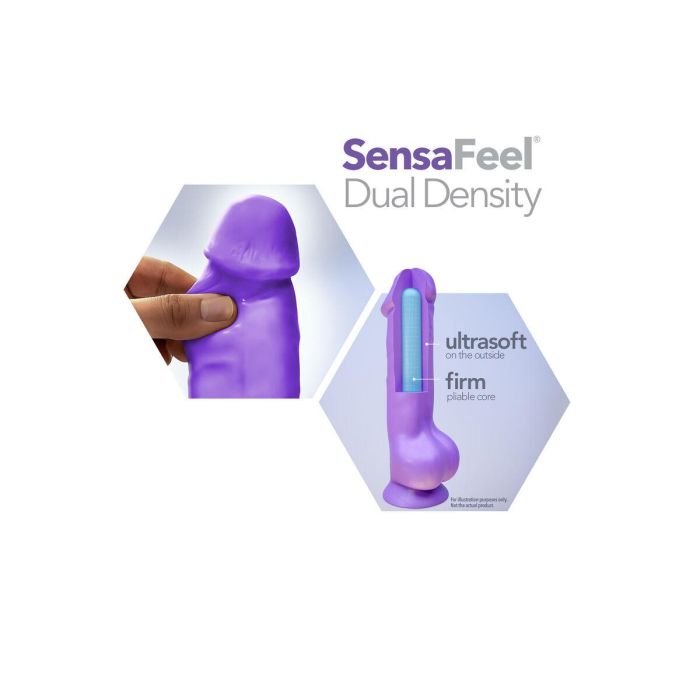 Dildo Blush Au Naturel Morado Ø 5,8 cm 4 Dildo Blush Au Naturel Morado Ø 5,8 cm 4