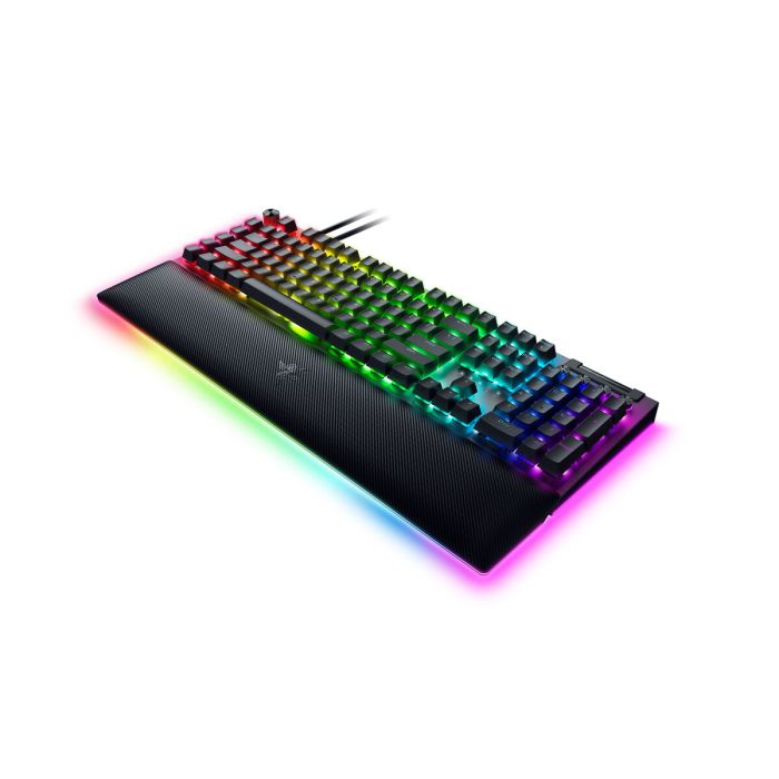 Razer Teclado Mecánico BlackWidow V4 Pro Green Switch, Razer Chroma RGB, 8 Teclas Macro, RZ03-04680100-R3M1