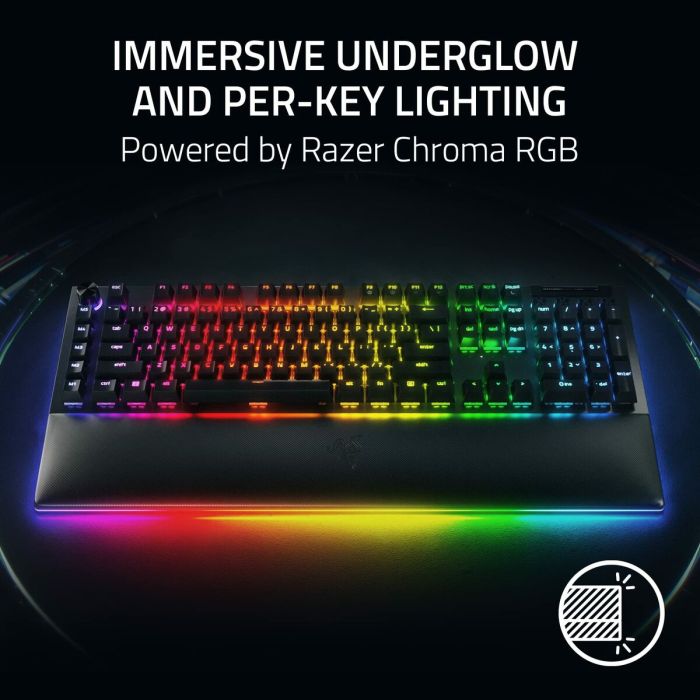 Teclado Razer RZ03-04680100-R3M1 Negro QWERTY Qwerty US 5