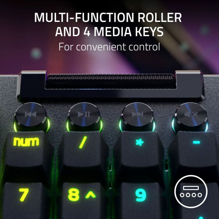 Teclado Razer RZ03-04680100-R3M1 Negro QWERTY Qwerty US 1