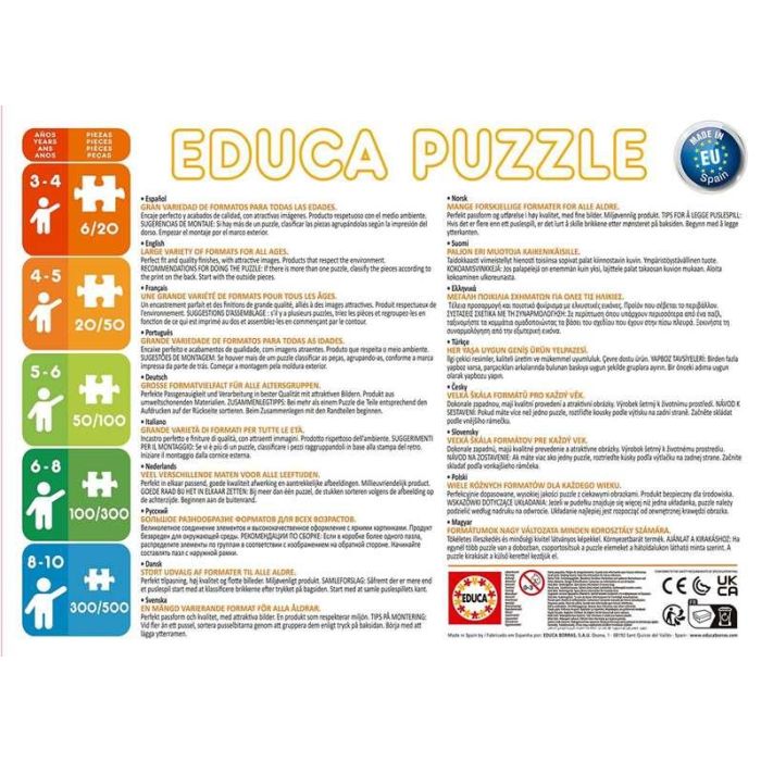 Educa Puzzles Progresivos 20-40-60-80 Piezas Mundo de Fantasía 3