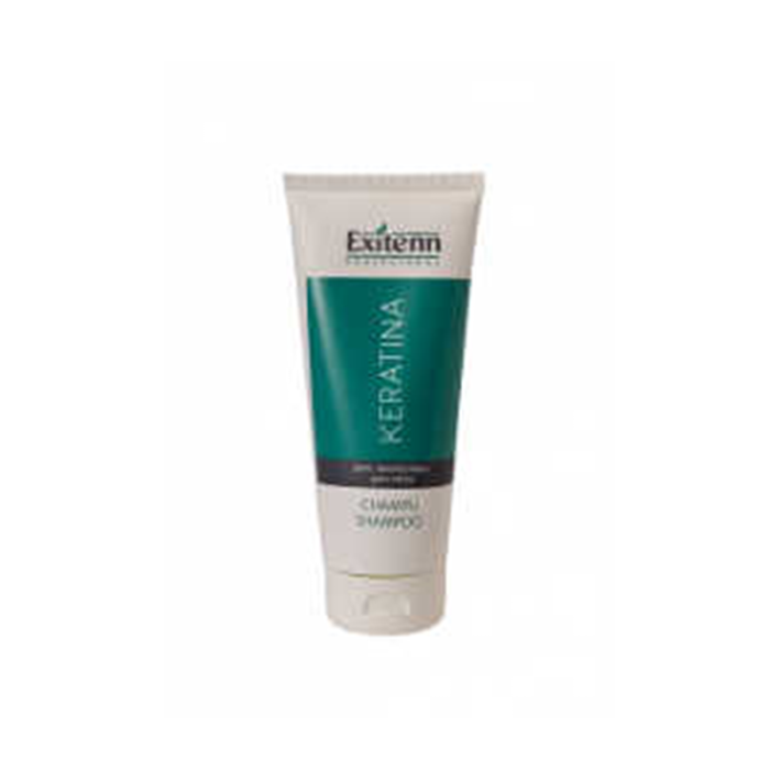 Exitenn Champu Keratina 200 ML para Cabello Dañado, Encrespado o Deshidratado, Nutrición y Brillo