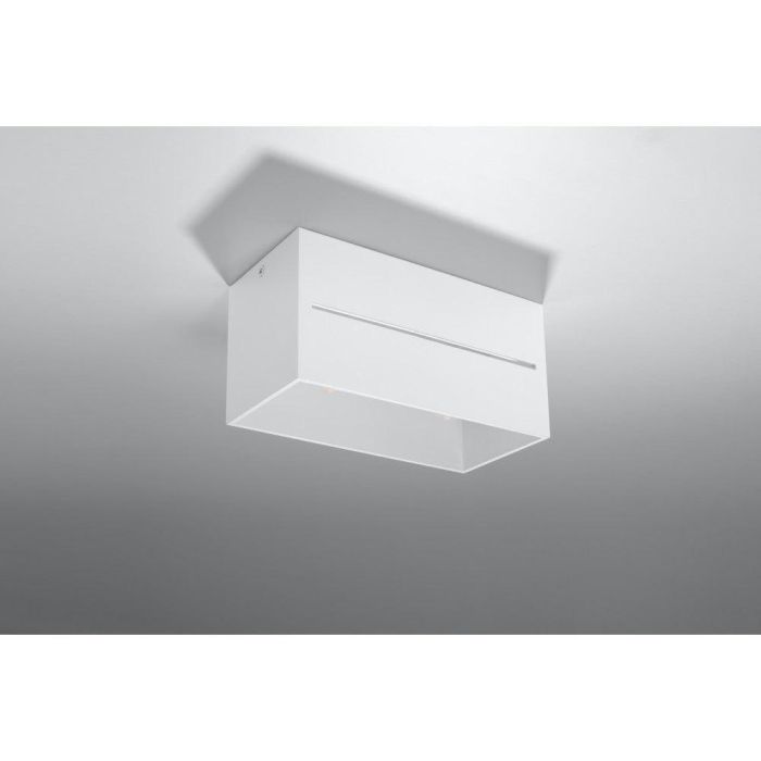 Lobo SOL-SL.0383 Lámpara de Techo Spotlight de Aluminio, Diseño Moderno Rectangular con Dos Bombillas para Espacios Minimalistas 1 Lobo SOL-SL.0383 Lámpara de Techo Spotlight de Aluminio, Diseño Moderno Rectangular con Dos Bombillas para Espacios Minimalistas 1