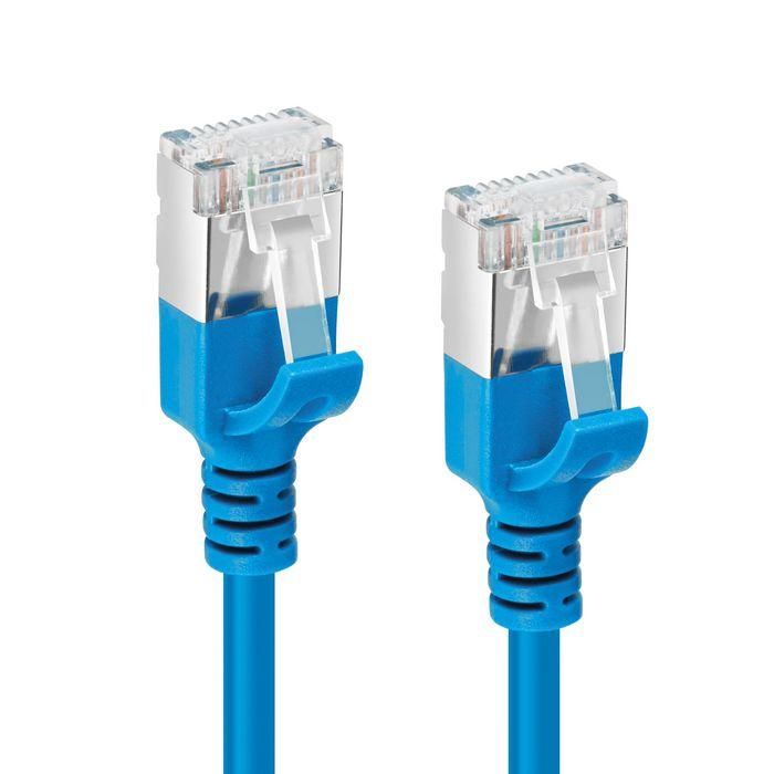 MicroConnect CAT6A U-FTP Slim, LSZH, 5m Network Cable, Blue 1 MicroConnect CAT6A U-FTP Slim, LSZH, 5m Network Cable, Blue 1